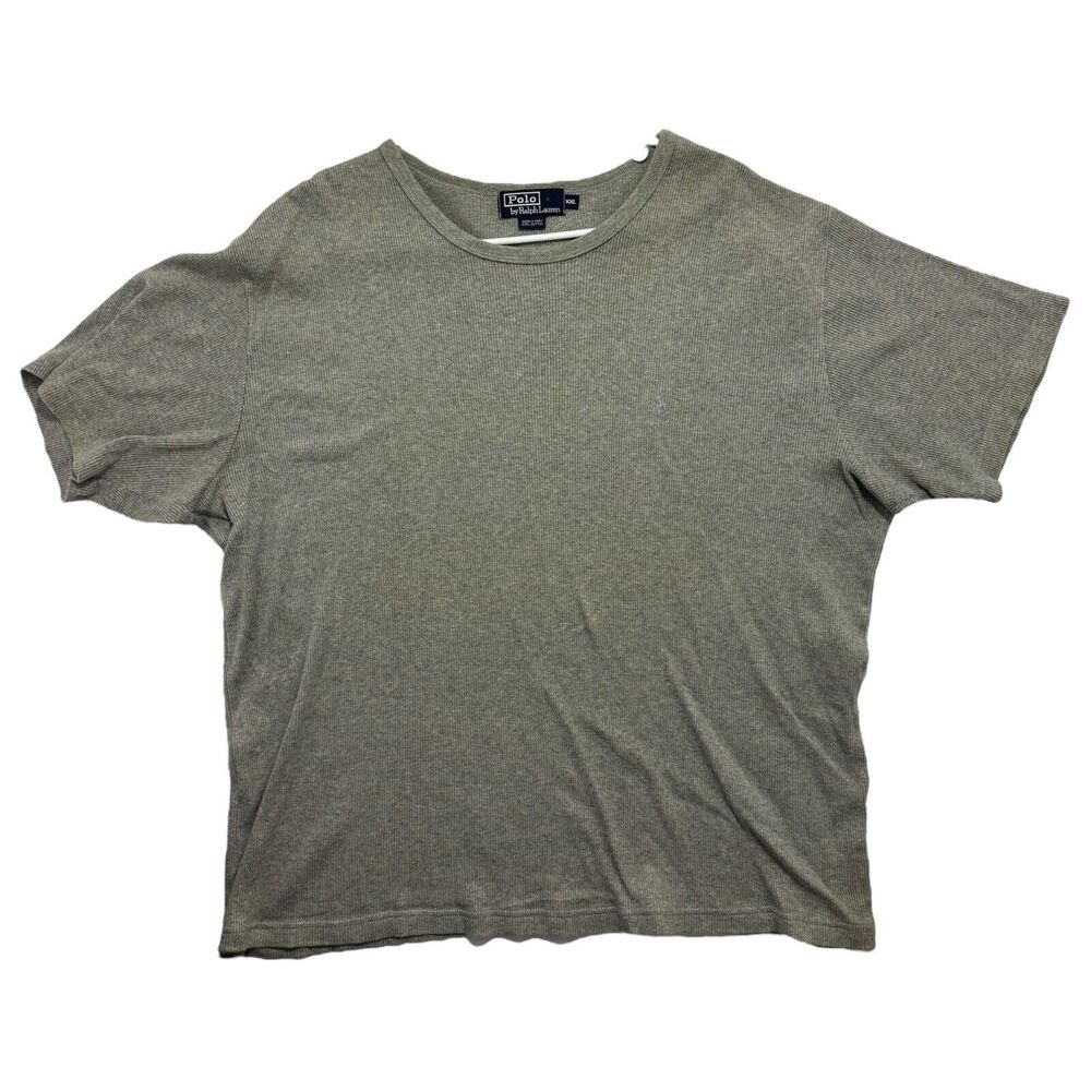 Men's Polo Sport Ralph Lauren Grey Casual VTG Streetwear T-Shirt 100% Cotton 2XL